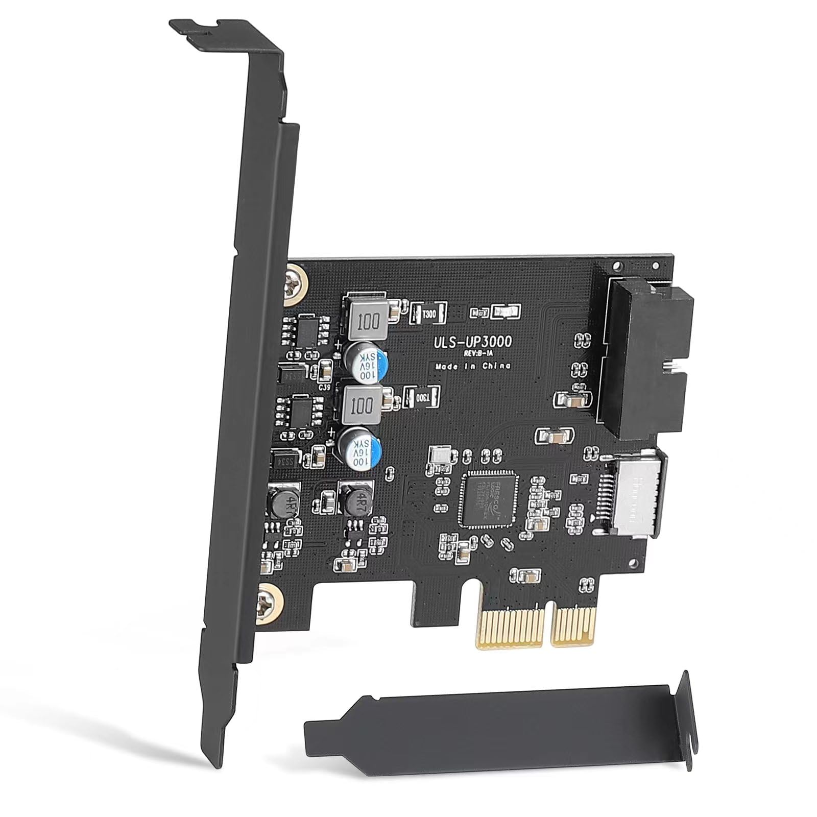 Amazon.com: Sinefine PCIe x1 to USB 3.2 GEN1 5Gbp 19pin Front